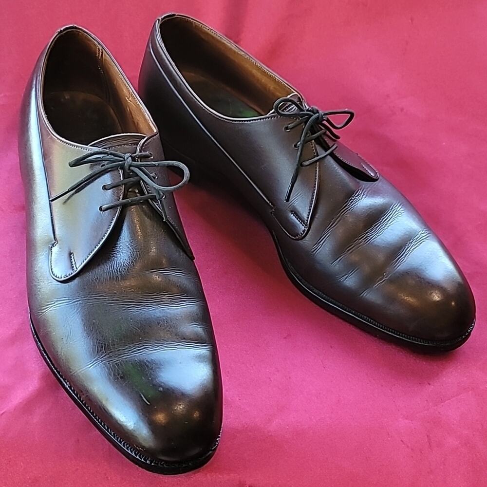 CHURCH'S ENGLISH SHOES LTD 1950s vintage handmade derby sz 9.5